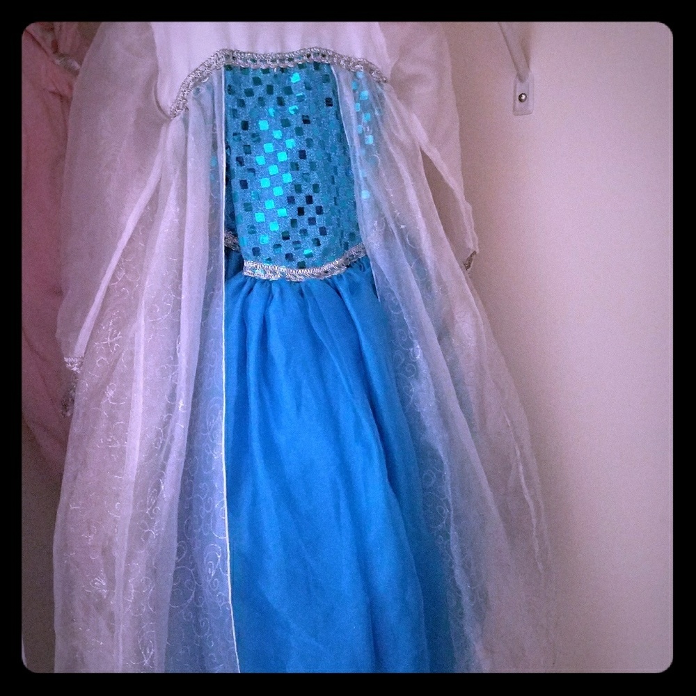 Blue princess dress