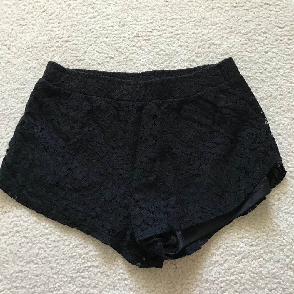 Lace black Papaya dress shorts
