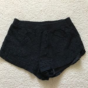 Lace black Papaya dress shorts