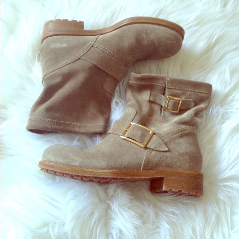 Jimmy Choo suede booties