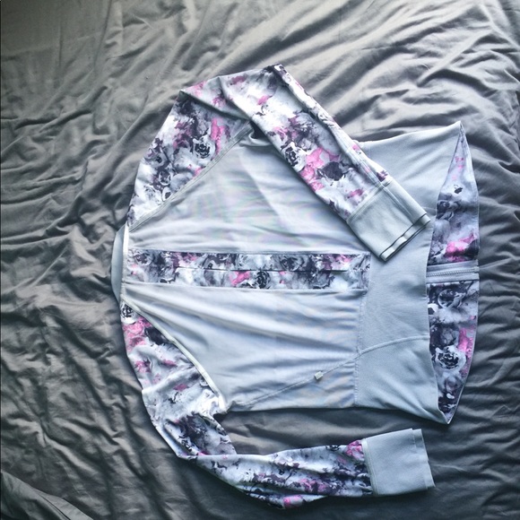 lululemon Watercolor Floral Zip Up Jacket - Picture 2 of 4