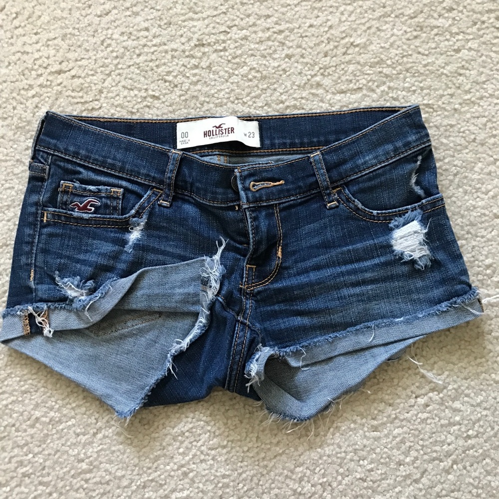 Hollister jean shorts