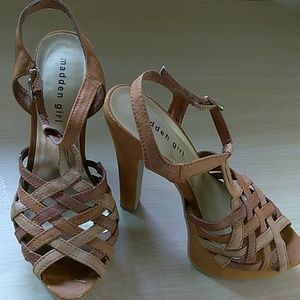 Madden girl leather heels