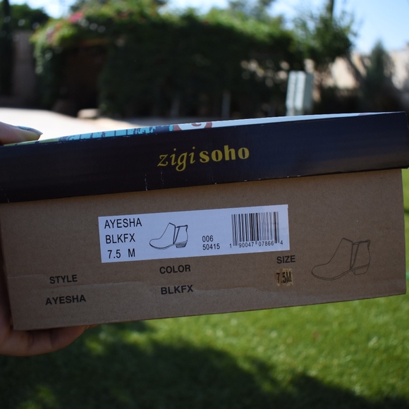 Zigi Soho Ayesha Black Ankle Boots - Picture 5 of 8