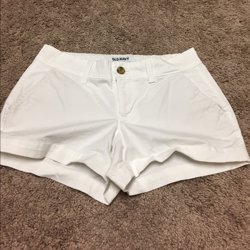 White shorts