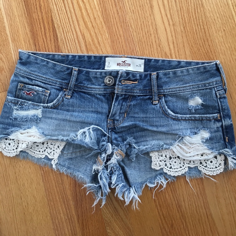 Hollister denim shorts