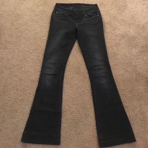 Gap dark denim premium flare jeans