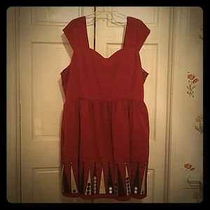 Brand new Bea Dot red dress by modcloth