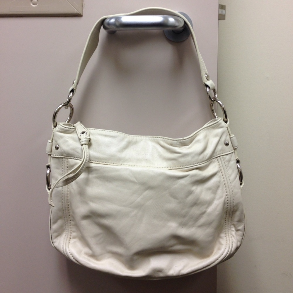 Coach Genuine Leather Hobo Handbag