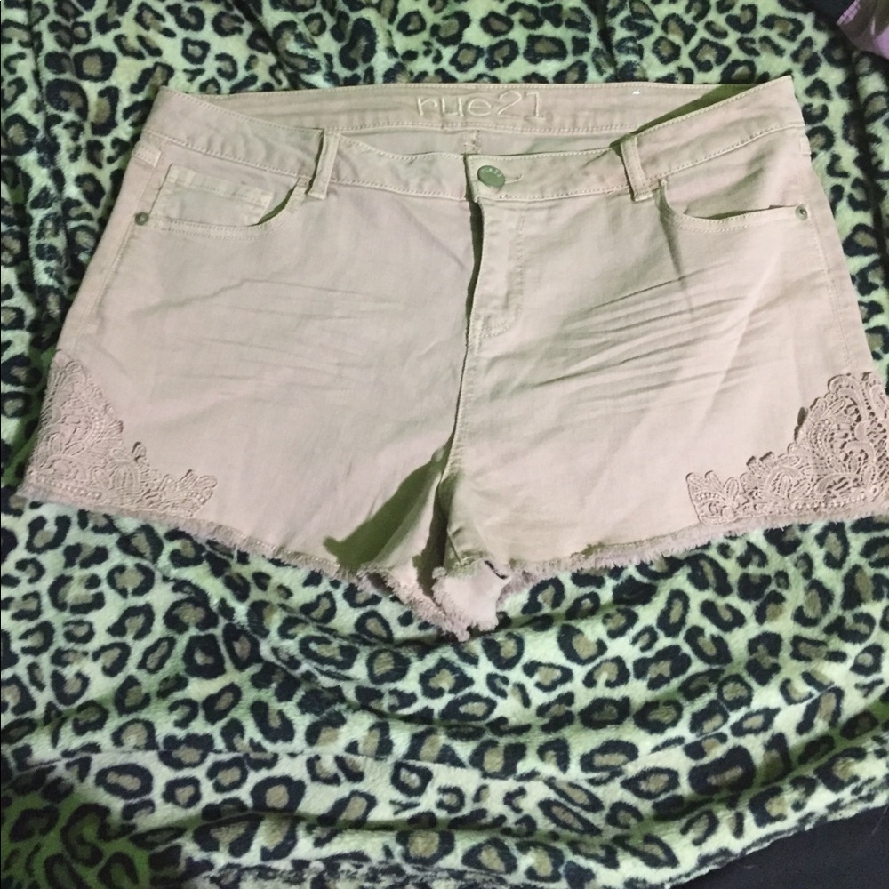 Pink shorts