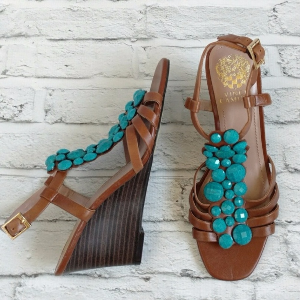 Vincent Camuto Jeweled Sandels
