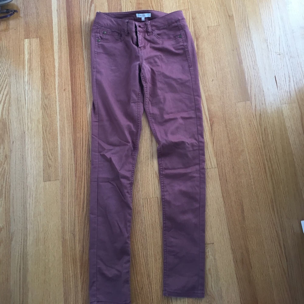 Nordstrom Maroon jeans size 1