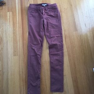 Nordstrom Maroon jeans size 1