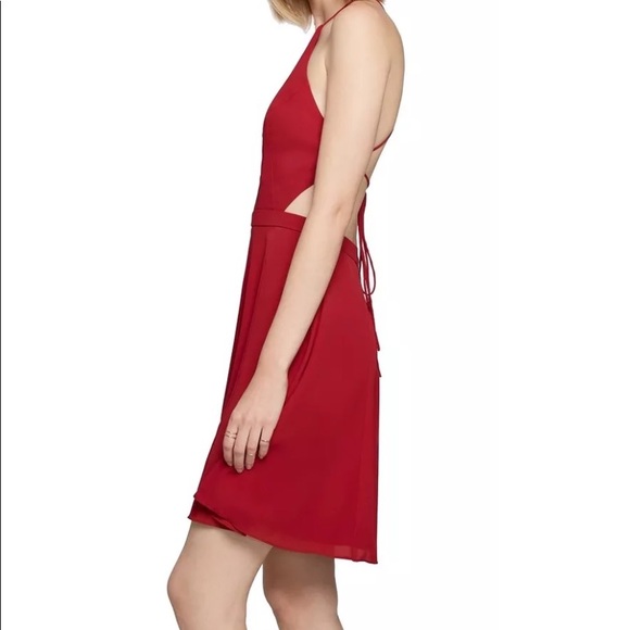 fame and partners red sheath solid dress - Picture 3 of 3