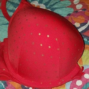 Red and Gold Bra