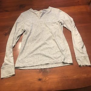 Old Navy long sleeve quarter button up shirt