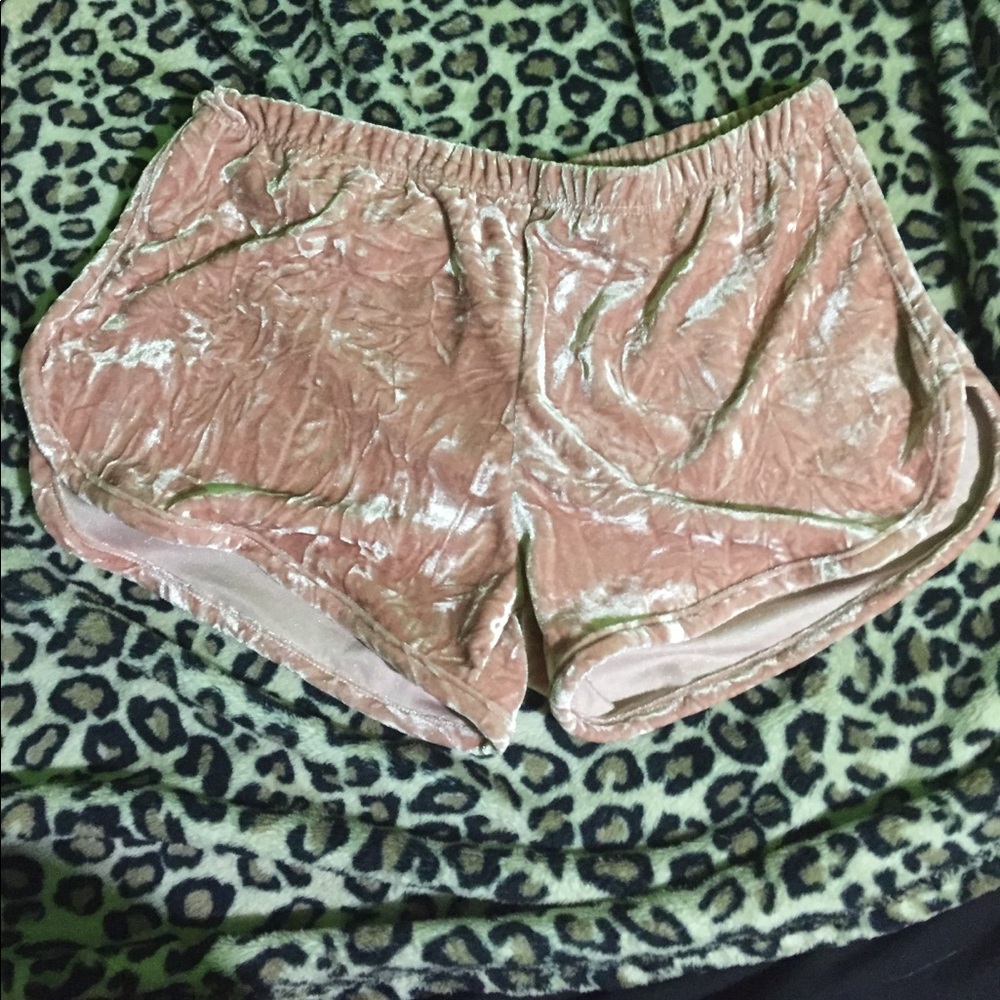 Velvet Pink Shorts