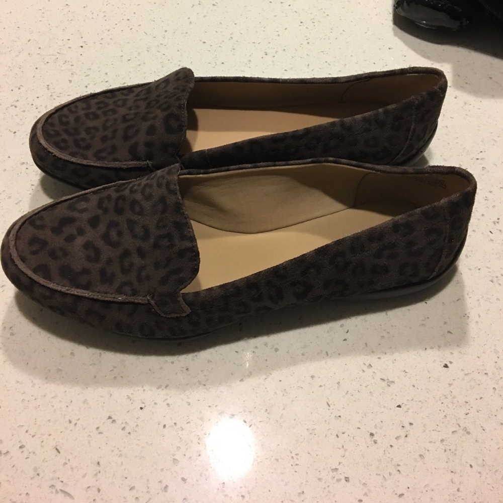 ✨SALE✨Leopard Print Loafers, Size 6.5 NWOT