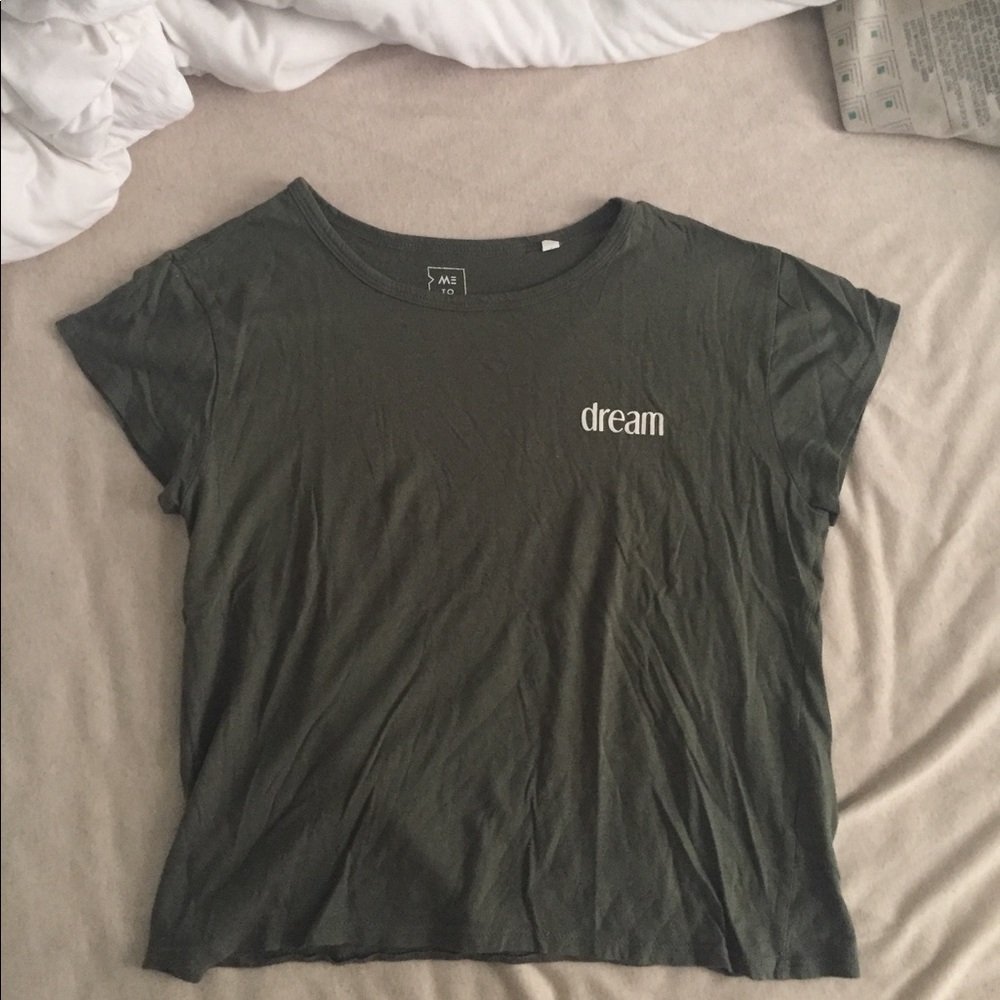 Army Green Crop-Top "Dream"