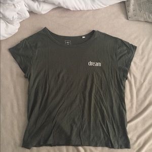 Army Green Crop-Top "Dream"