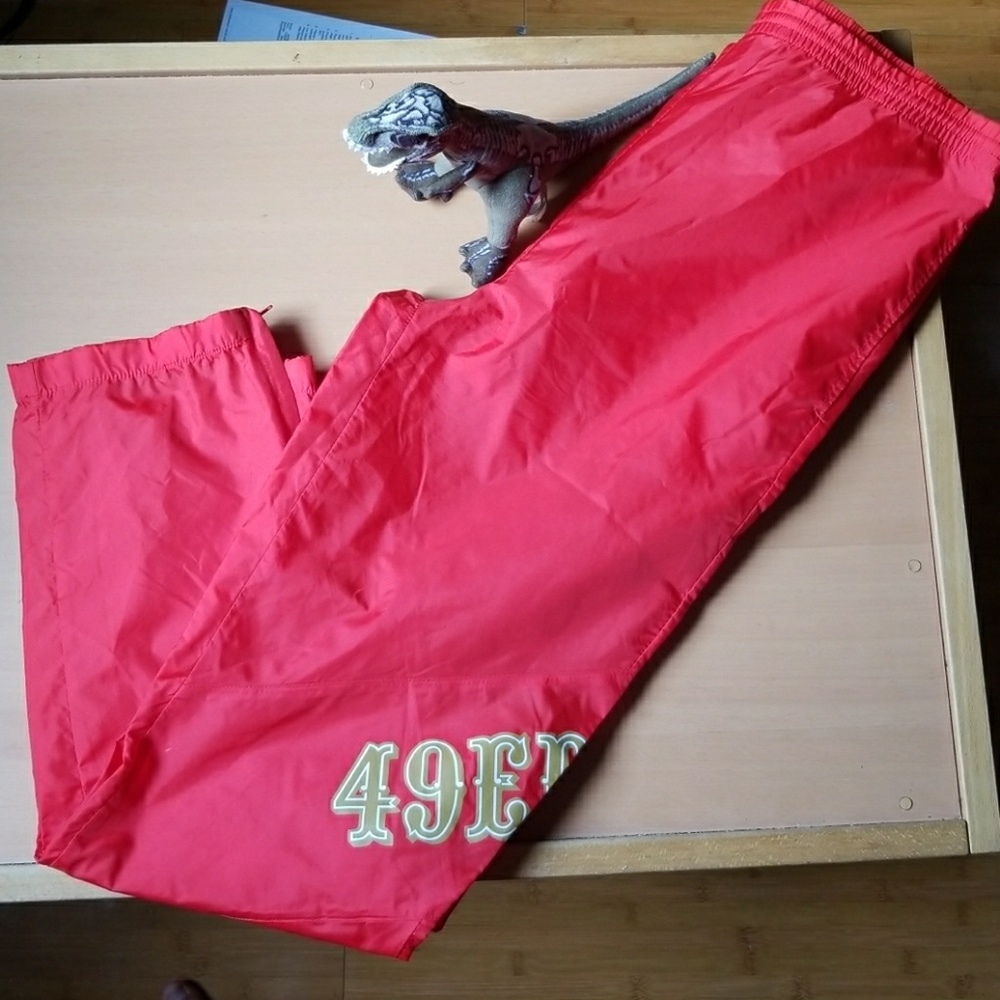 Vintage apex one nfl 49ers nylon pants unisex-M