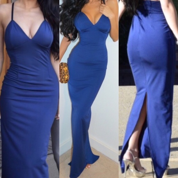 Dresses & Skirts - Small Blue Elegant Long Dress