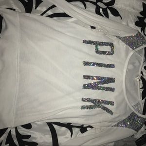 White PINK long sleeve