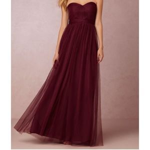 Jenny Yoo Annabelle Dress Cabernet/Burgundy