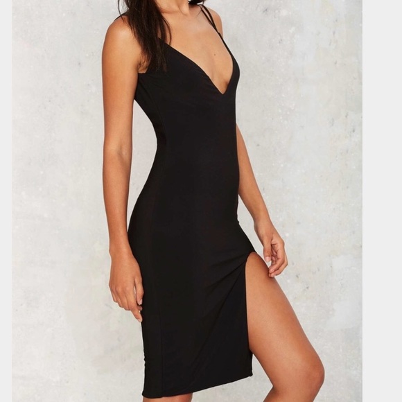 LUX LA Black Midi Dress - Picture 2 of 5