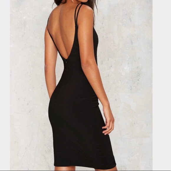 LUX LA Black Midi Dress - Picture 3 of 5