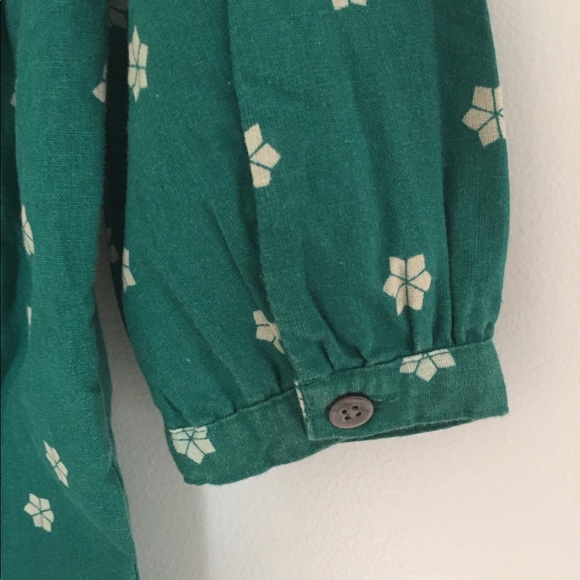 Tea Collection girls fall green dress - Picture 5 of 6