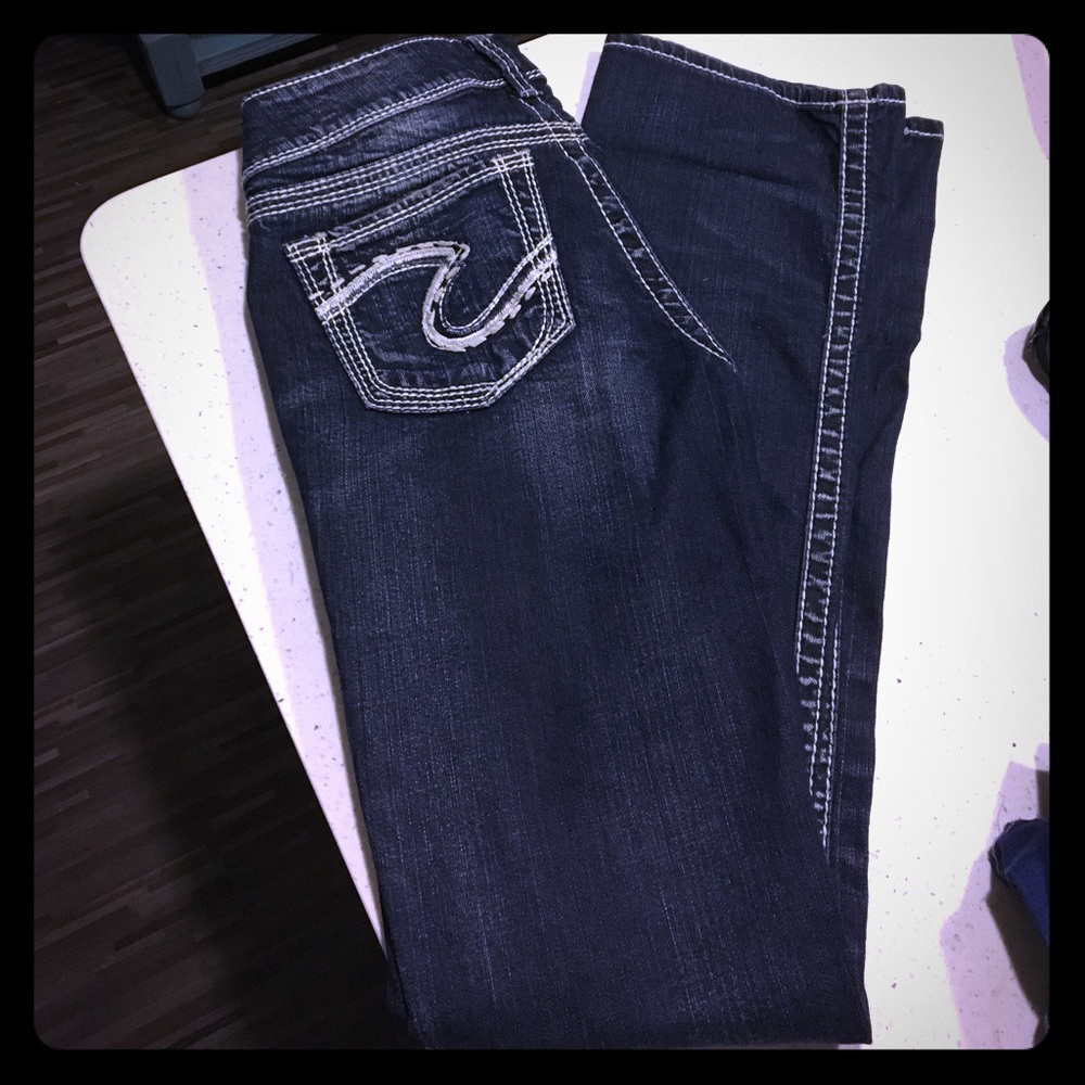 ✨SALE ONLY TODAY✨Dark Wash Suki Silver Jeans