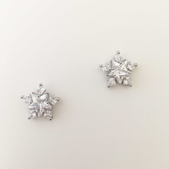 🌟Aubrey Star Cubic Zirconia Stud Earrings - Picture 1 of 2