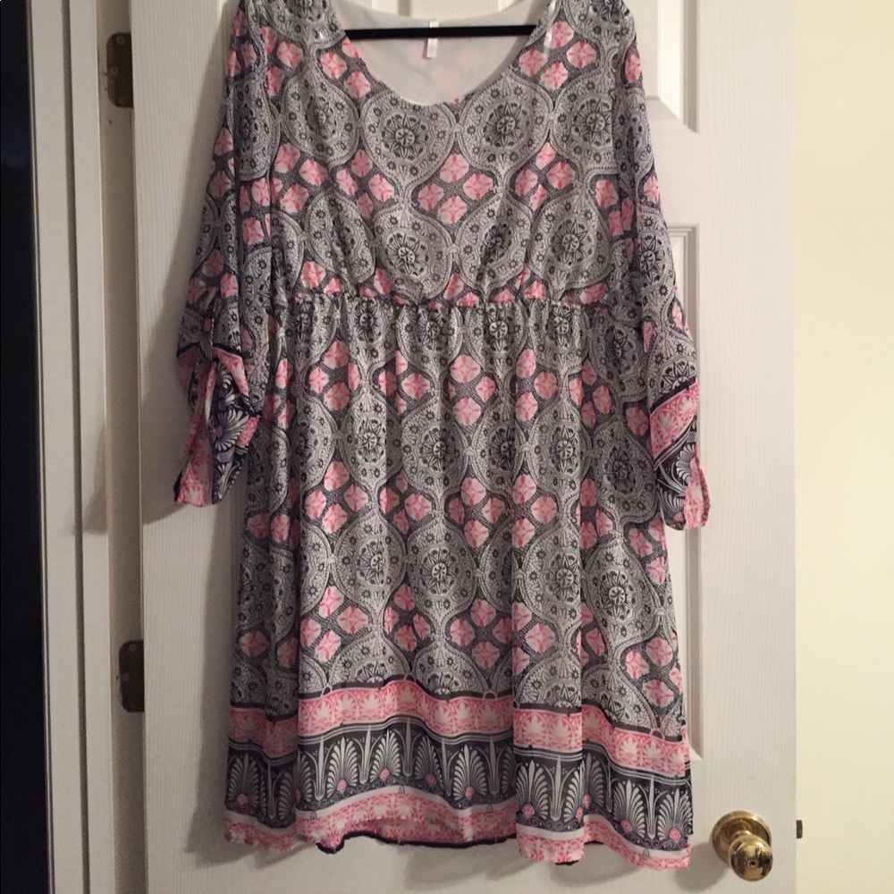 Pink Blush Maternity Dress