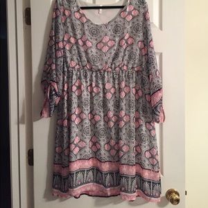 Pink Blush Maternity Dress