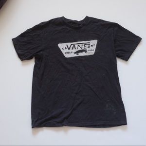 Retro black vans t shirt