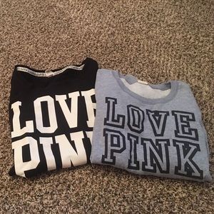 VS Pink Pullovers