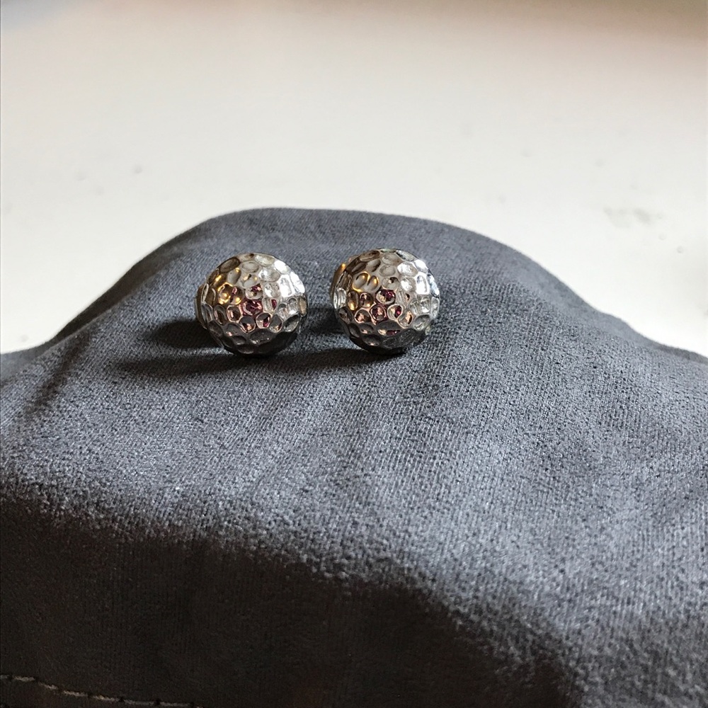 Lia Sophia silver post earrings