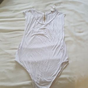 white body suit top 3XL