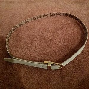 Authentic Michael Kors Reversible Skinny Belt