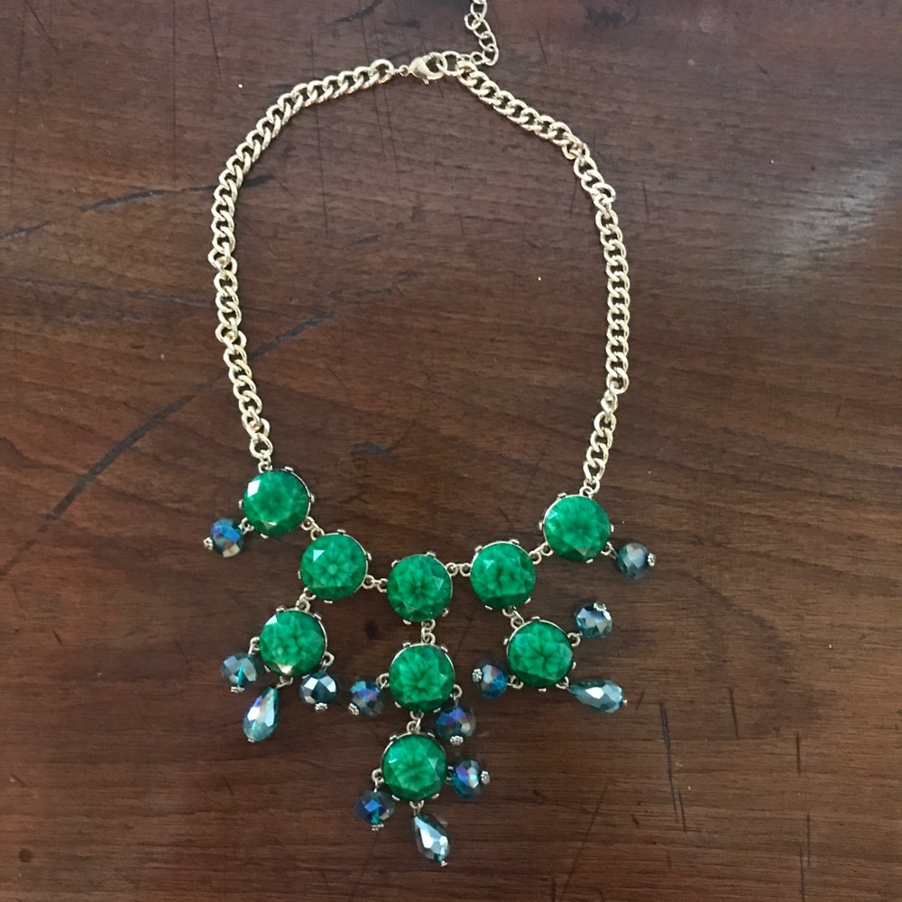 Green Bauble Necklace