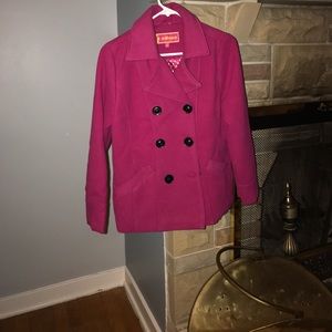 Pink children's  Peacoat