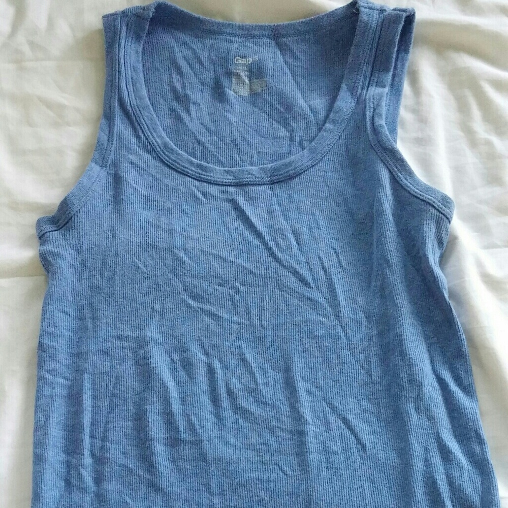 Blue Gap Tank Top