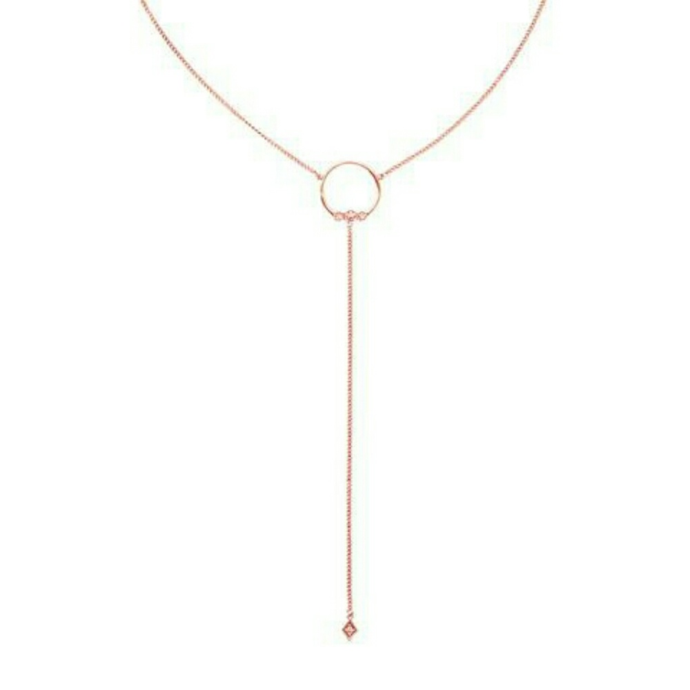 FULL BLOOM LARIAT- ROSE GOLD