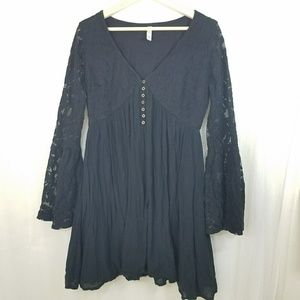 Boho Gothic Babydoll dress