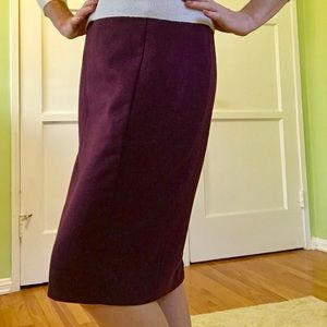 Burgundy Mossimo Pencil Skirt