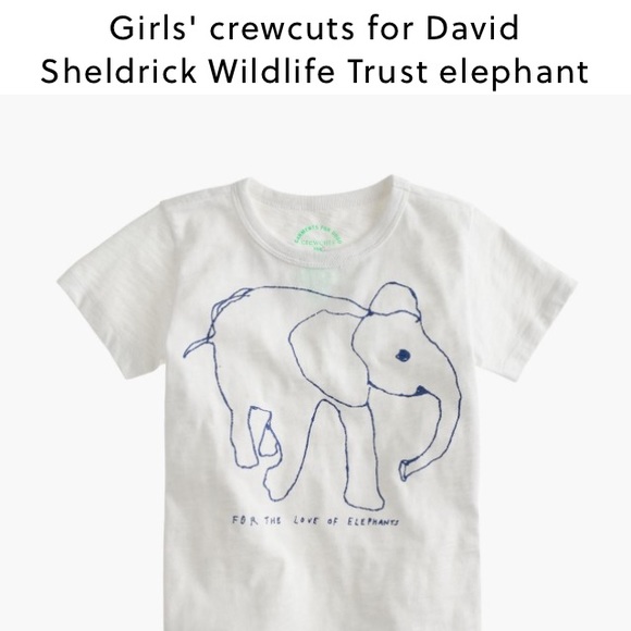 J. Crew Other - crewcuts for David Sheldrick Wildlife Trust 🐘