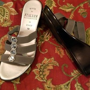 Bling- Bling  wedge sandals