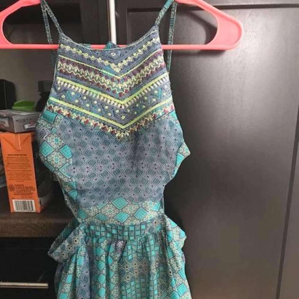 Bright Green Romper