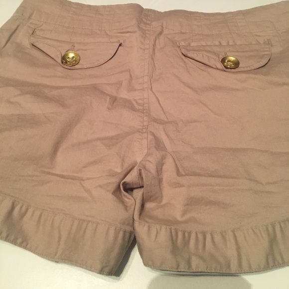 1955 Vintage Shorts 955 Vintage Khaki Shorts With Gold Buttons Sz